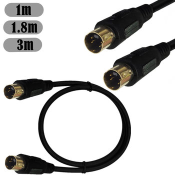 S terminal line four-pin video line TV AV cable S-video terminal line MD4P male-male cable