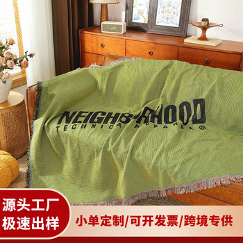 Custom American Blanket Sofa Cover Blanket Camping Blanket Multifunctional Living Room Decorative Tapestries Casual Blanket Gift Blanket Factory