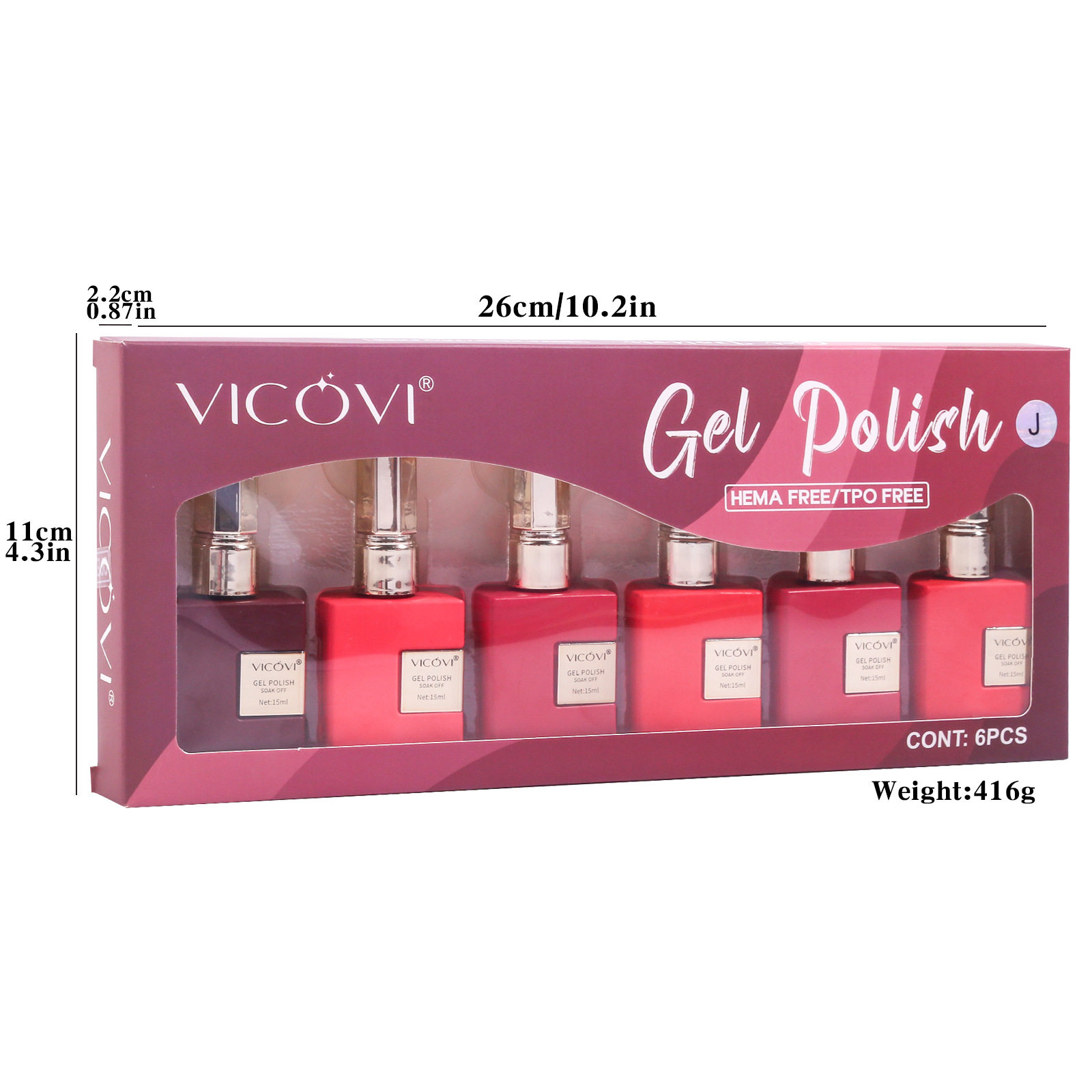 6-Color Nail Polish Glue Set, New Autumn and Winter Popular Color Series Phototherapy Glue for Nail Salons, Cross-Border Supply