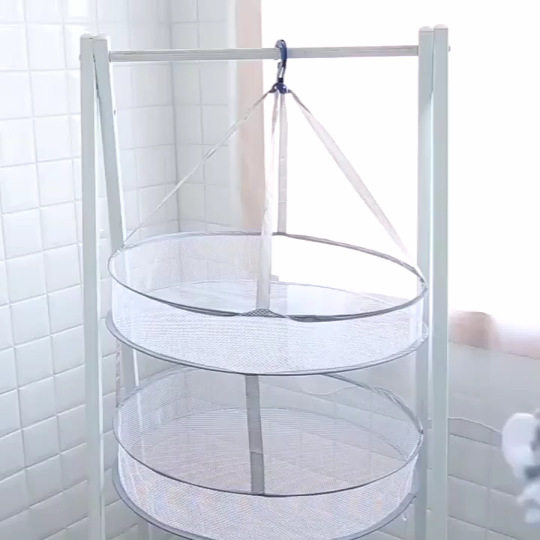 Clothes net drying socks artifact clothes basket woolen sweater tile drying net pocket household cool sweater socks drying rack