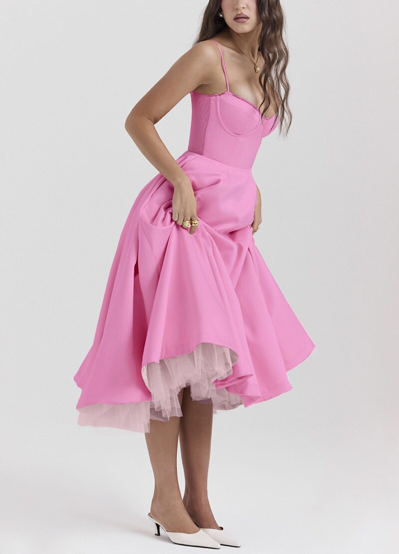 Womens Sleeveless V Neck Backless Dress Sexy Fit Flare Design Perfect for Autumn Events Wholesale Available
