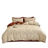 Pure Cotton Brushed Bed Four-Piece Set Pure Cotton Autumn and Winter Thickeneded Quilt Cover 2025 New Bed Bed Sheets Three-Piece Set Wholesale