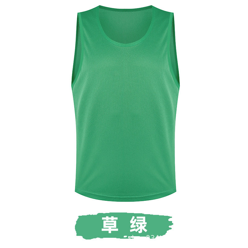 跨境网眼对抗服儿童足球训练背心团建户外拓展活动广告号码服印制