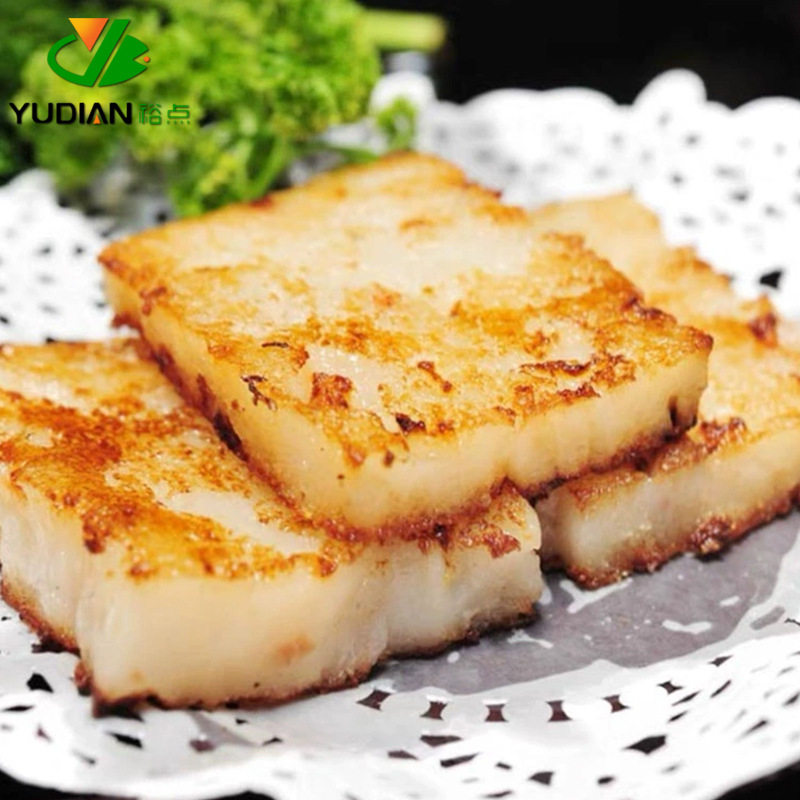 Radish Cake Cantonese-Style Morning Tea Snack Restaurant Commercial Wholesale Breakfast Afternoon Tea Instant Semi-Finished Steamed and Fried Cake