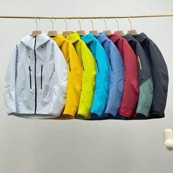 Big Brand Same Style Hard Shell Emergency Clothes Outdoor Full Pressure Windproof Waterproof Leisure Sports Outdoor Mountaineering Outside for Men and Women