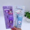 New Cartoon 6 Color Ballpoint Pen Correction Belt Stationery suit Cute Girl Heart Painting Pen Children's Gift suit
