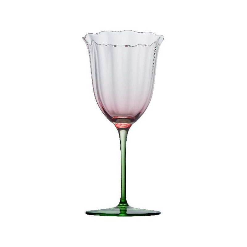 High-End Light Luxury Champagne Glasses, Vintage Floral Goblets, High-Value Crystal Cocktail Glasses, Exclusively for Foreign Trade and Cross-Border Sales