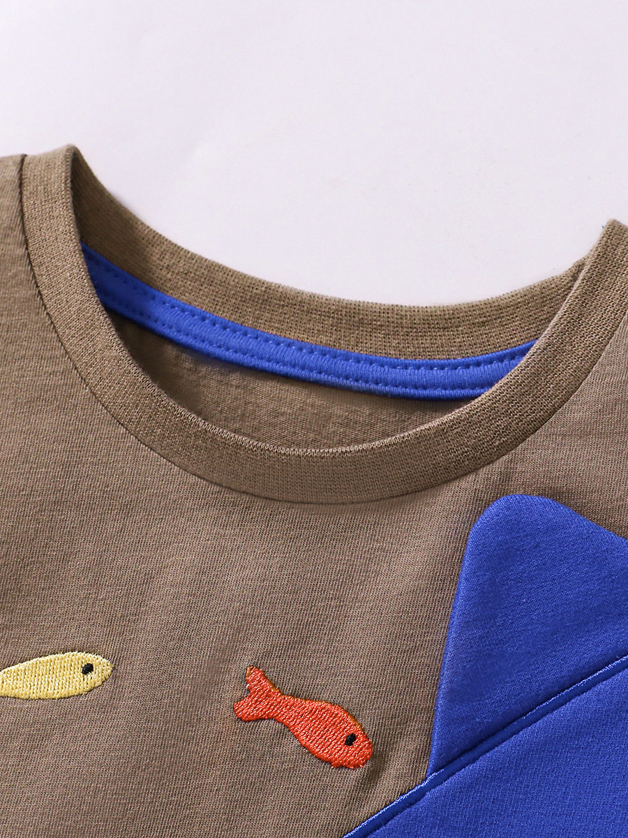 Vente en gros ensemble enfant usine, tenue deux pièces été