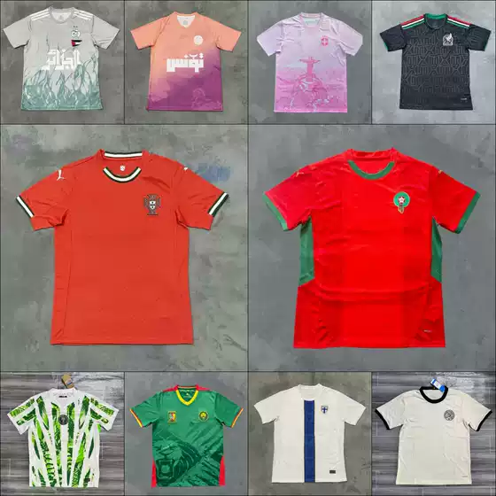 2526 National Team Football Jerseys Brazil Argentina Brazil Portugal England Spain Thai Version Jerseys