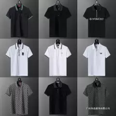2026 Cross-Border High-Quality New Men's Solid Color Business Casual Jacquard Turn-Down Collar Pique Cotton Short-Sleeve Shirt Wholesale to Europe