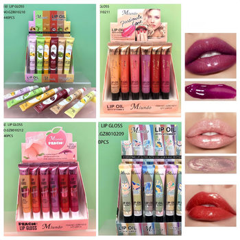 Mlundo6 Color Mirror Water Light Hose Lip Glaze Doodle Lip Shiny Lip Gloss Liquid Lipstick Lip Gloss