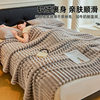 Autumn and Winter New High-Weight Imitation Rabbit Velvet Blanket Flannel Sofa Blanket Student Dormitory Leisure Coral Velvet Blanket