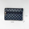 New women's coin purse mini double zipper card bag coin bag hand small wallet key bag factory wholesale
