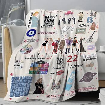 Amazon 3D Printed Small Blanket Cartoon Flannel Blanket Nap Blanket Air Conditioning Sofa Blanket Plush Cover Blanket Ins