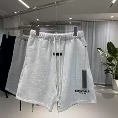 2023 Summer new FOG season 8 ESSENTIALS double thread flocking letters High Street Men's five shorts
