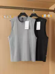 Lu Lu's Summer Mvt Men's Sports Fitness Vest Breathable Solid Color Lightweight Training Sleeveless Top for Men