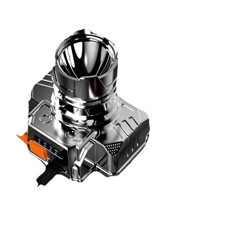 Cross-border new headlamp LED strong light super bright outdoor fishing USB rechargeable miner's lamp head-mounted flashlight wholesale