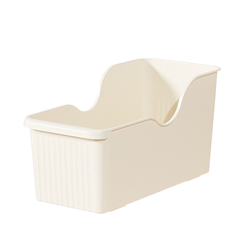 Home Kitchen Storage Box Large Capacity with Pulley Gap Organizer Debris Storage Basket Multi-Functional Cabinet Storage Box