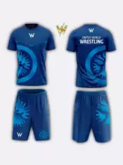 European and American Foreign Trade 2025 Hot-Selling Uww Wrestling Set 3D Printed Sports Casual Men's Set