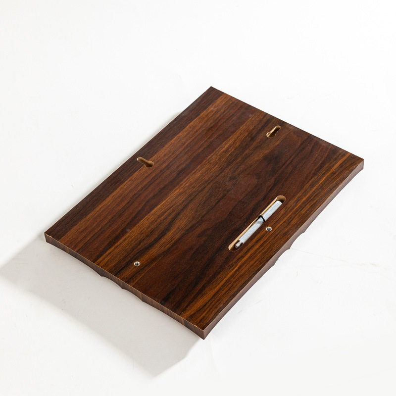 Wooden Authorization Plate Production Replaceable Inner Page A4 Franchise Agent Display Frame Medal Certificate Authorization Letter Photo Frame