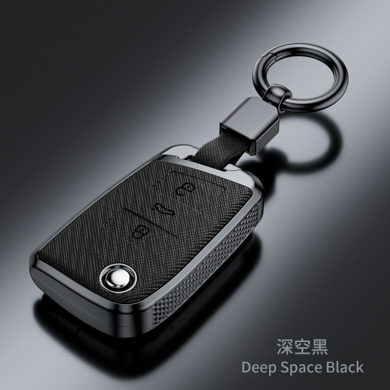 SuitabLe for 22/23 Sagitar Key Protective Cover Tiguan L Tuyue ALL-incLusive Tanyue Touron X Cross Pattern Fashion Case