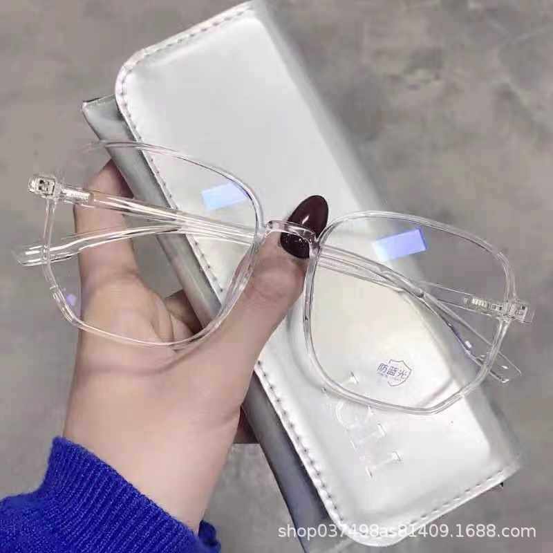 Xiaohongshu recommend anti-blue ray radiation anti-Blue Ray myopia glasses women's glasses frame men's plain myopia wholesale