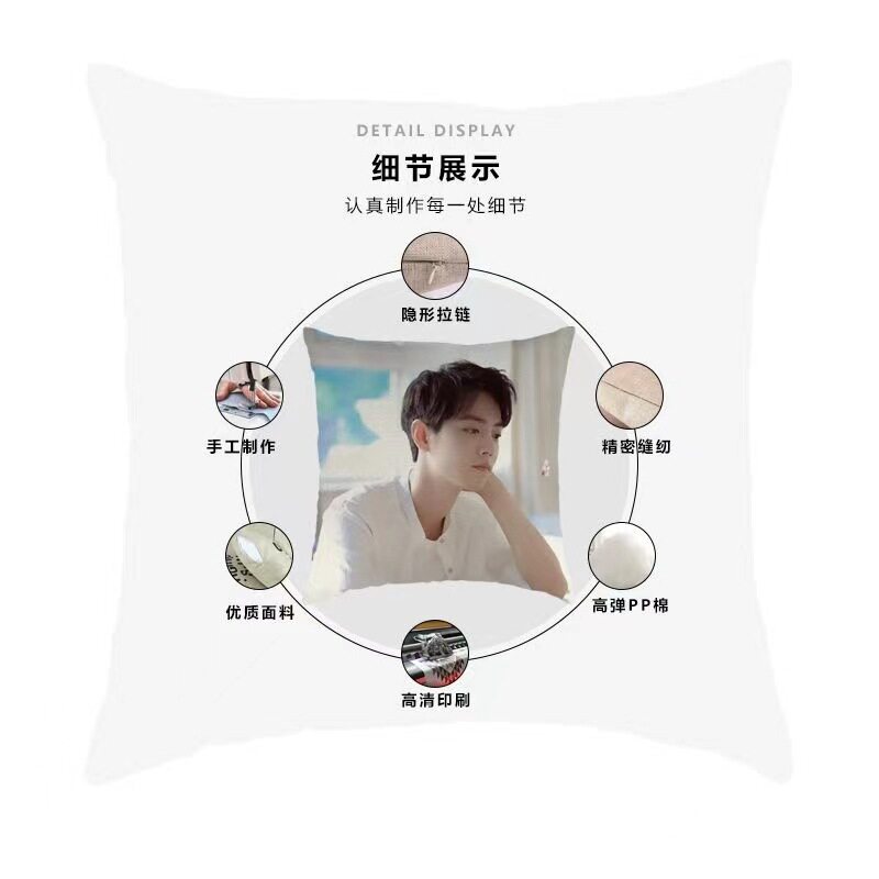 Pillow DIY Customized Sofa Cushion Pillow Cover Corporate Promotion. Pillow Cover Home Creative Commemorative Gift