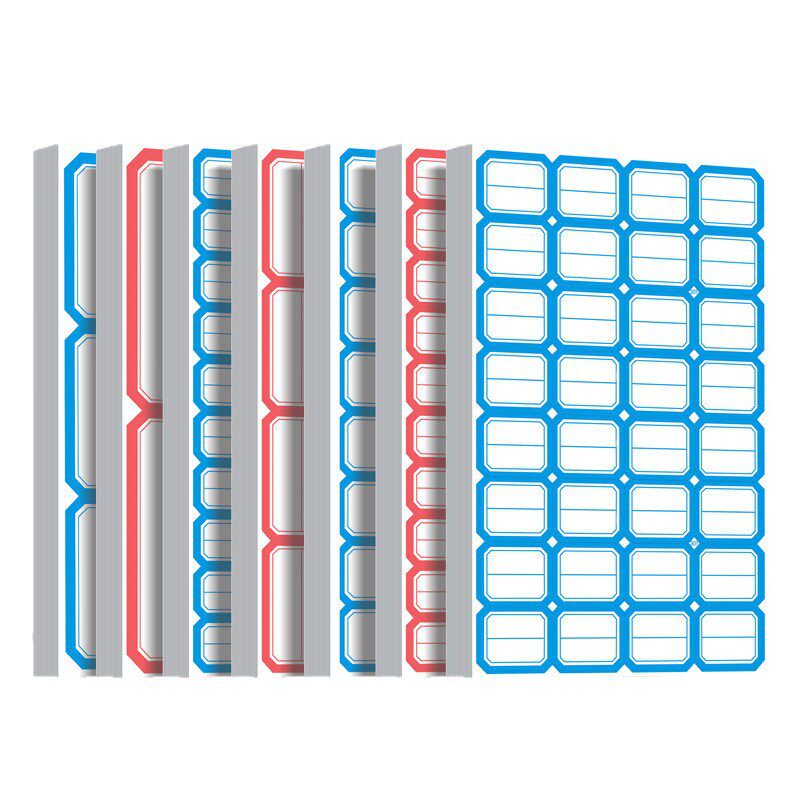 Kaba Bear Self-Adhesive Label Stickers Self-Adhesive Office 50 Handwritten Colorful Student Name Stickers Classification Note Stickers