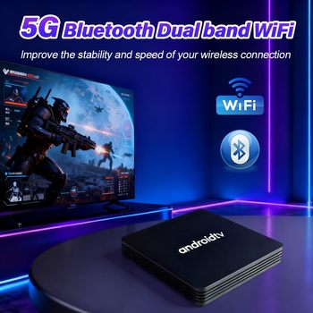 Network Set-Top Box Dual-Band Network High-Definition Home Android 15 Tv Set-Top Box