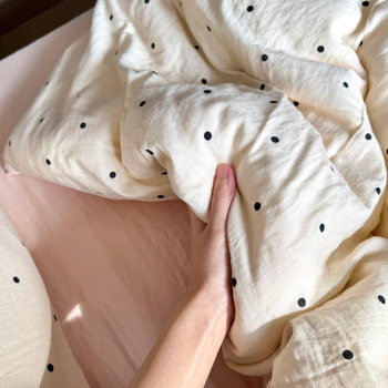 Maternal and Infant Grade a Double-Layer Cotton Gauze Four-Piece Set, Pure Cotton Gauze Duvet Cover, Pure Cotton Bed Sheet Dormitory Three-Piece Set