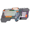 Viper's New Km160 Wired Gaming Keyboard Metal Panel Fashionable Color Matching Ball Cap Computer Notebook Keyboard and Mouse