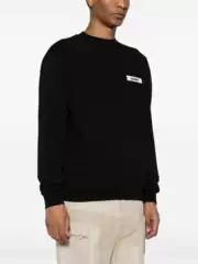 25 Autumn New Collection Men's Clothing Jac Letter Embroidery Versatile Printed Trendy Pullover Long Sleeve Top Crew Neck Sweatshirt