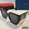 G Brand Unisex Large Frame Temple Sunglasses European and American Style Ins Fashion Acetate Sunglasses 6040