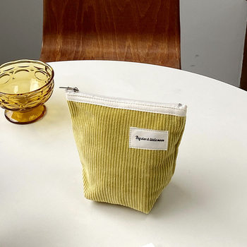 Corduroy Cosmetic Bag, Retro Cosmetics Bag, Document Bag, Key Bag, Small Wallet, Coin Purse