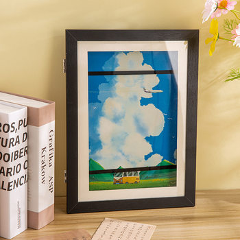 Amazon's New Kidsren's Art Frame Kidsartframes Decorative Painting Oil Painting Flip Cover Wholesale Frame