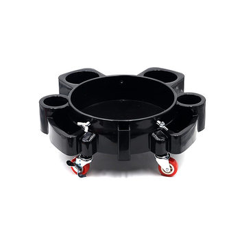 Multifunctional Car Wash Bucket Base with Wheels, 360-Degree Rotating Stand for Car Wash and Detailing Tool Placement and Storage
