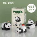 6045 Panda B (3 out of 1 with building block cushion)