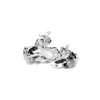 Original 2024 New Unique Texture Design Sun, Moon and Stars Couple Opening Ring Explosions High-end Ring for Women