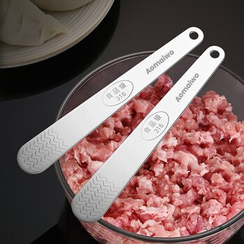 316 Stainless Steel Dumpling Filling Scoop, Wonton Maker, Household Filling Scoop, Special Tool Flat Ruler