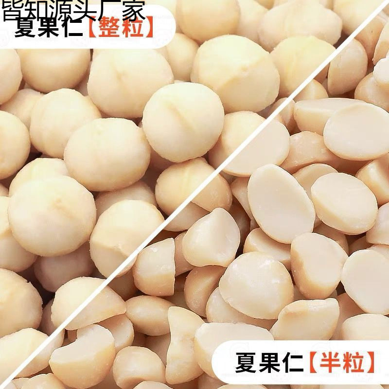 New Arrival Net Weight Creamy Original Flavor Macadamia Nuts Raw and Roasted Nuts Cocoa Crisp Baking Ingredients 250g Cross-Border E-Commerce