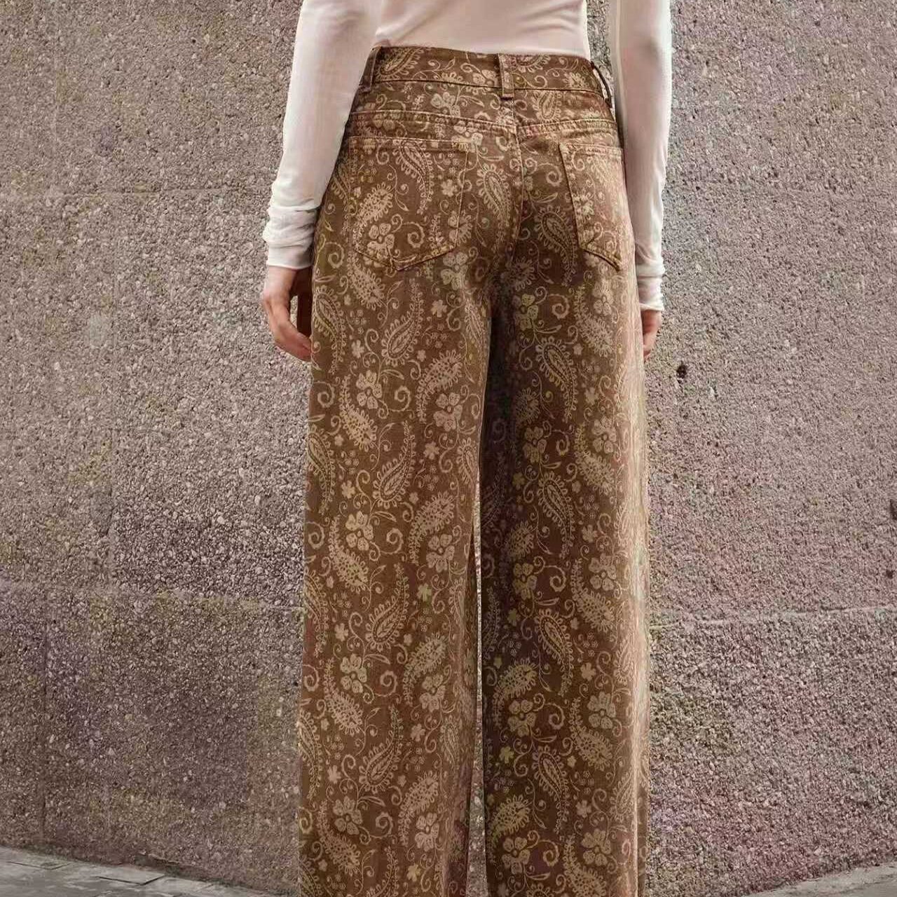 Casual Straight Leg Womens Trousers Slim Fit Stylish Design Comfortable Fabric Perfect for Everyday Wear Ready to