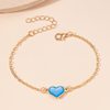 Europe and the United States cross-border fashion bracelet jewelry simple Joker bracelet love heart adjustable bracelet manufacturers wholesale