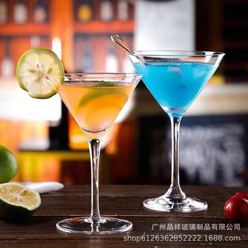 Glass Triangle Cocktail Mariette Cocktail Wide Mouth Champagne Tower Cup Saucer Cup Martini Cup Wine Set Wholesale