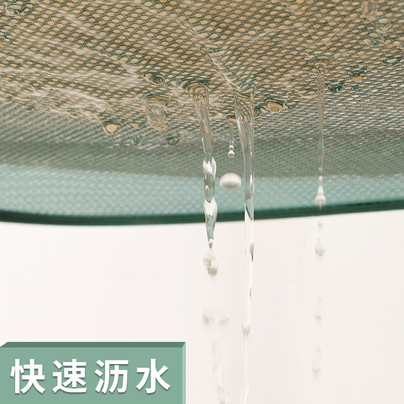 New dark green clothes basket woolen sweater anti-deformation drying net pocket multi-functional drying net household clothes basket wholesale