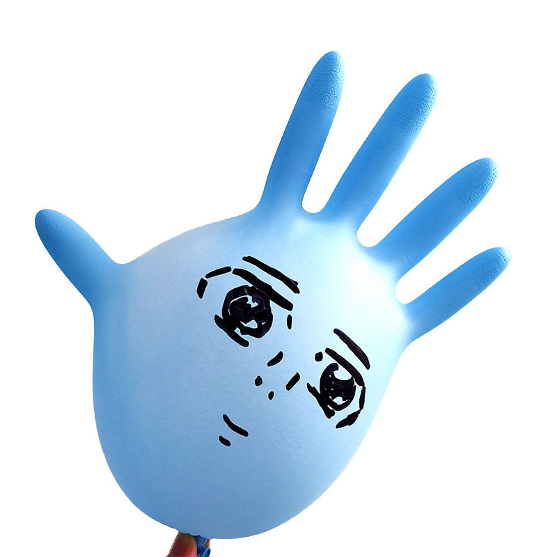 Factory Direct Sales Disposable Gloves Nitrile Latex Care Durable Oil-Proof Anti-Fouling Anti-Static High Elastic Food Beauty