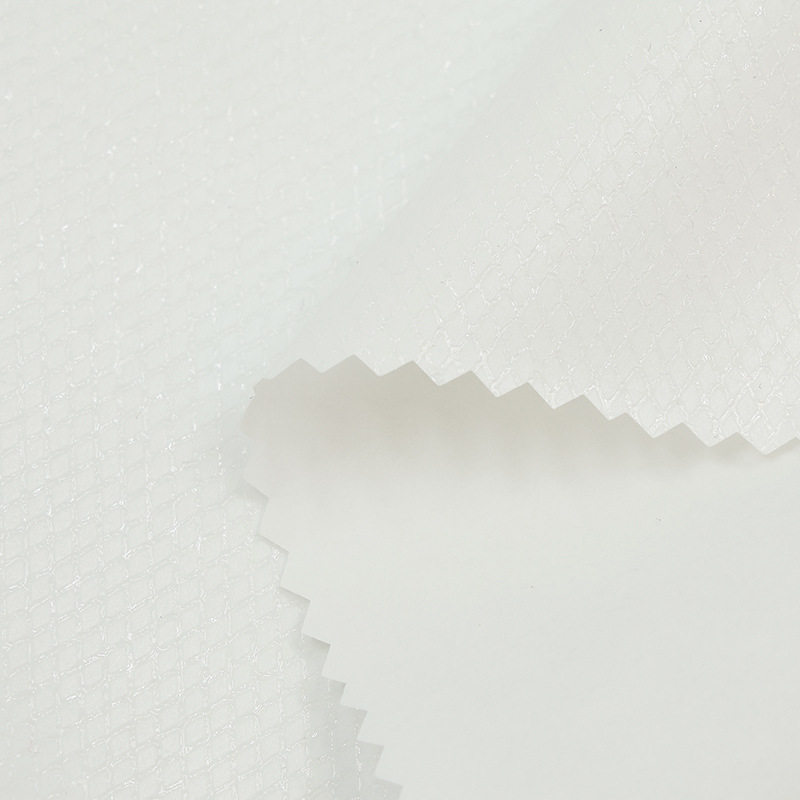 Non-woven lining paper lining lining clothing clothing hot melt diamond mesh with paper lining light and thin lining wholesale
