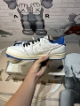 Blue and white barb