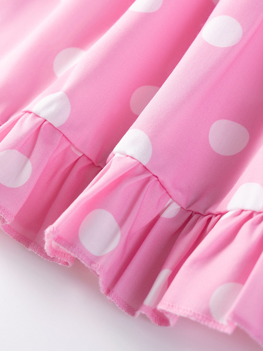 Cartoon Kids' Dress, Summer Cute Short-Sleeve Girls' Princess Dress