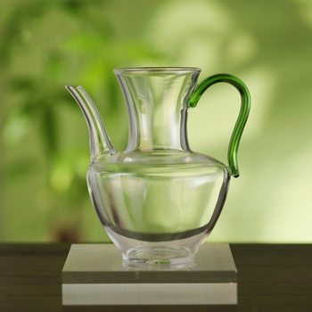 High borosilicate glass colored retro imitation song teapot creative transparent glass electric ceramic stove boiling teapot teapot