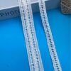 Staircase Cotton Lace 3cm Small Striped Cotton Embroidery Lace Square Hollow Embroidery Lace Accessories in Stock